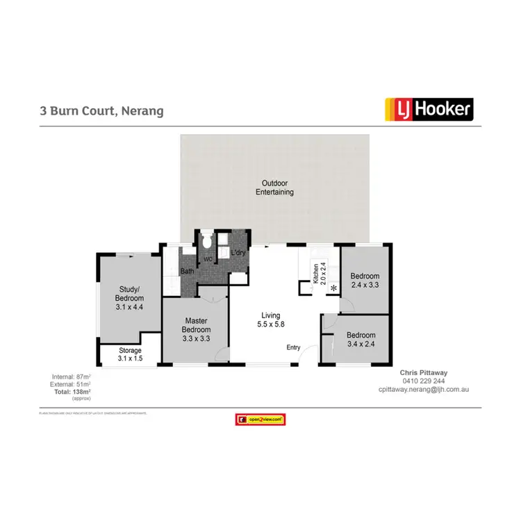 Floorplan of Homely house listing, 3 Burn Court, Nerang QLD 4211