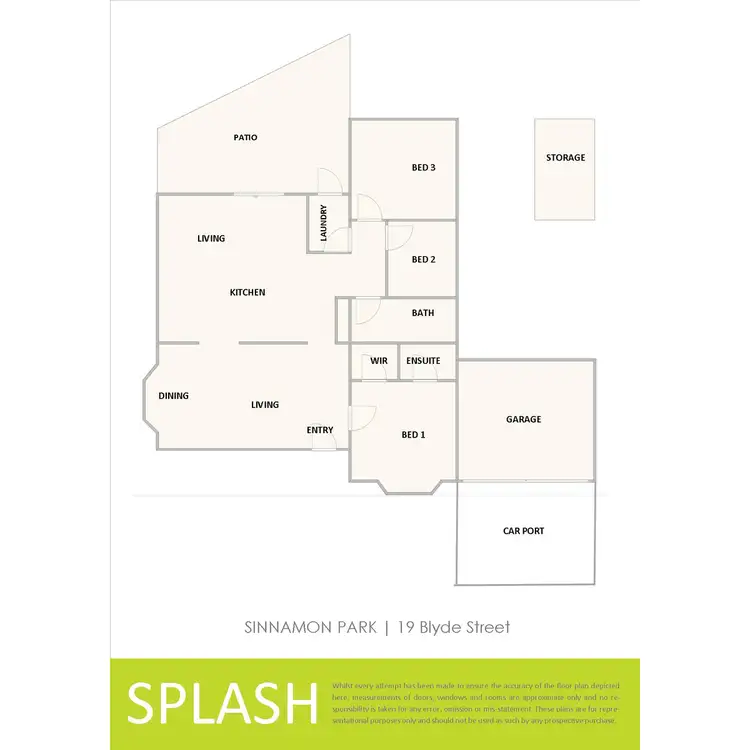 Floorplan of Homely house listing, 19 Blyde Street, Sinnamon Park QLD 4073