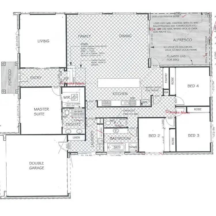 Floorplan of Homely house listing, 3 McClure Court, Traralgon VIC 3844