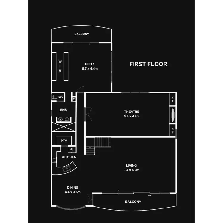 Floorplan of Homely house listing, 115 The Terrace, Ocean Grove VIC 3226
