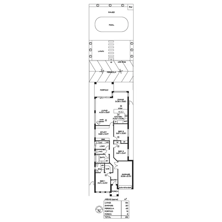 Floorplan of Homely house listing, 6 Ramsay Avenue, Hillcrest SA 5086