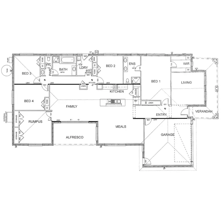 Floorplan of Homely house listing, 5 Fisher Place, Lloyd NSW 2650