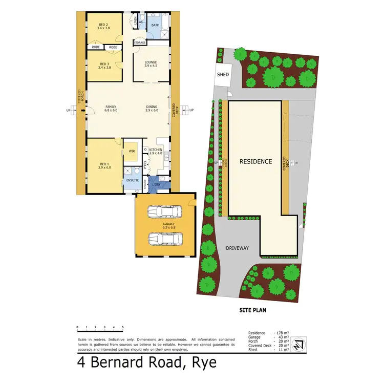 Floorplan of Homely house listing, 4 Bernard Road, Rye VIC 3941