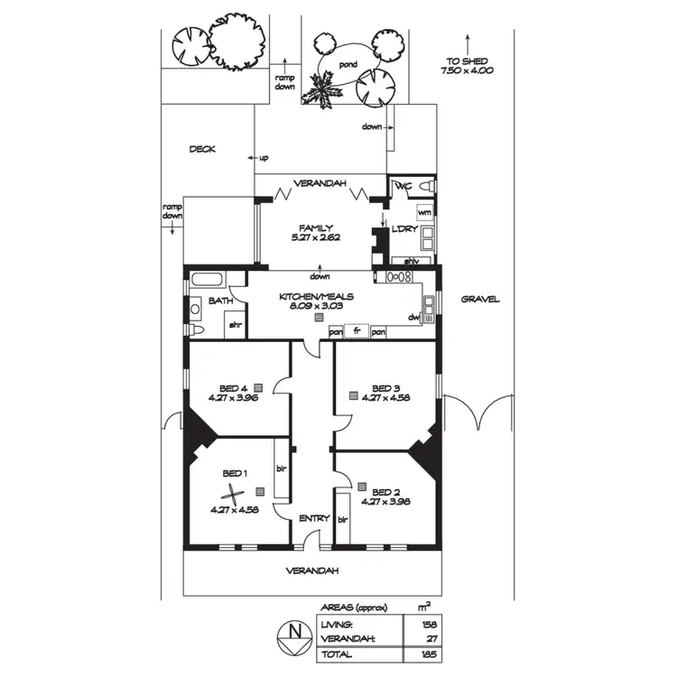Floorplan of Homely house listing, 14 George Street, Pennington SA 5013