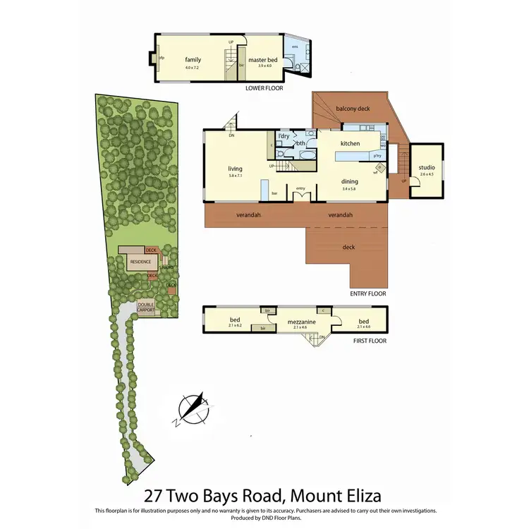 Floorplan of Homely house listing, 27 Two Bays Road, Mount Eliza VIC 3930