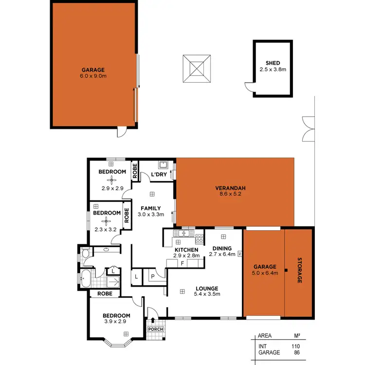 Floorplan of Homely house listing, 26 Reynolds Drive, Paralowie SA 5108