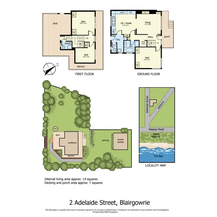 Floorplan of Homely house listing, 2 Adelaide Street, Blairgowrie VIC 3942