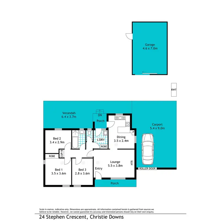 Floorplan of Homely house listing, 24 Stephen Crescent, Christie Downs SA 5164