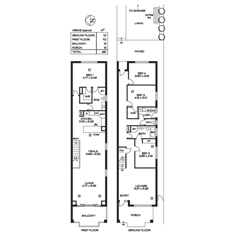 Floorplan of Homely townhouse listing, 158B Esplanade, Aldinga Beach SA 5173