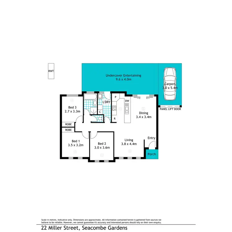 Floorplan of Homely other listing, 22B Miller Street, Seacombe Gardens SA 5047