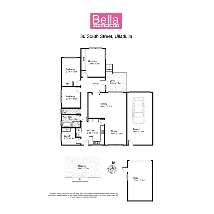 Floorplan of Homely house listing, 36 South Street, Ulladulla NSW 2539