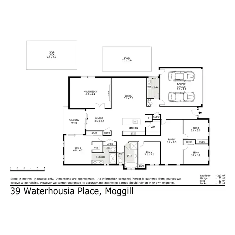 Floorplan of Homely house listing, 39 Waterhousia Place, Moggill QLD 4070