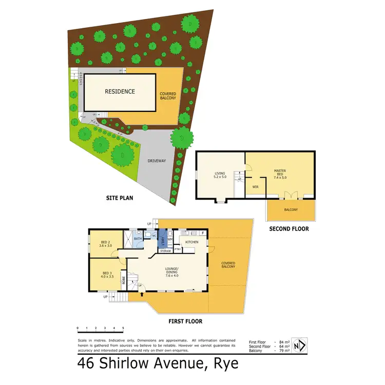 Floorplan of Homely house listing, 46 Shirlow Avenue, Rye VIC 3941