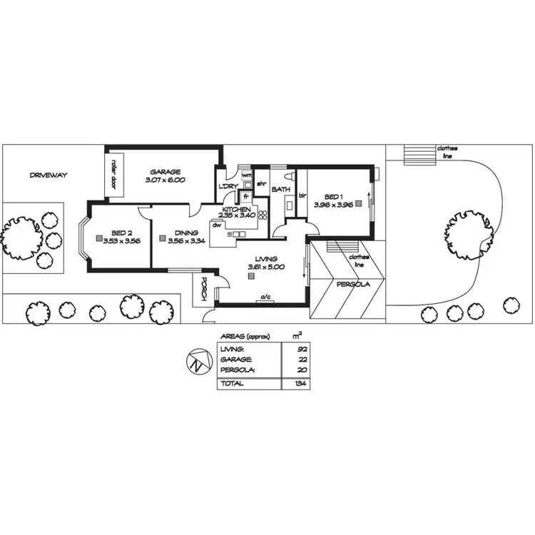 Floorplan of Homely house listing, 2/6 Elizabeth Street, Oakbank SA 5243