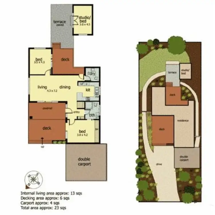 Floorplan of Homely house listing, 25 Hilltop Avenue, Blairgowrie VIC 3942