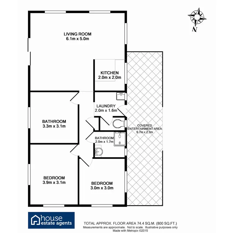 Floorplan of Homely house listing, 3 Walker Street, Harristown QLD 4350