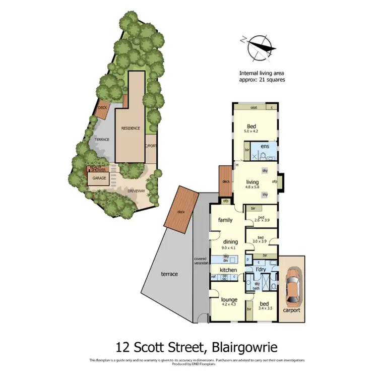 Floorplan of Homely house listing, 12 Scott Street, Blairgowrie VIC 3942