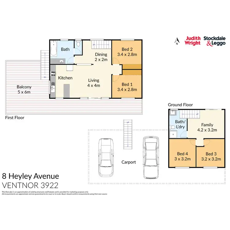 Floorplan of Homely house listing, 8 Heyley Avenue, Ventnor VIC 3922