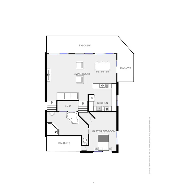 Floorplan of Homely townhouse listing, 1/180 Pacific Way, Tura Beach NSW 2548