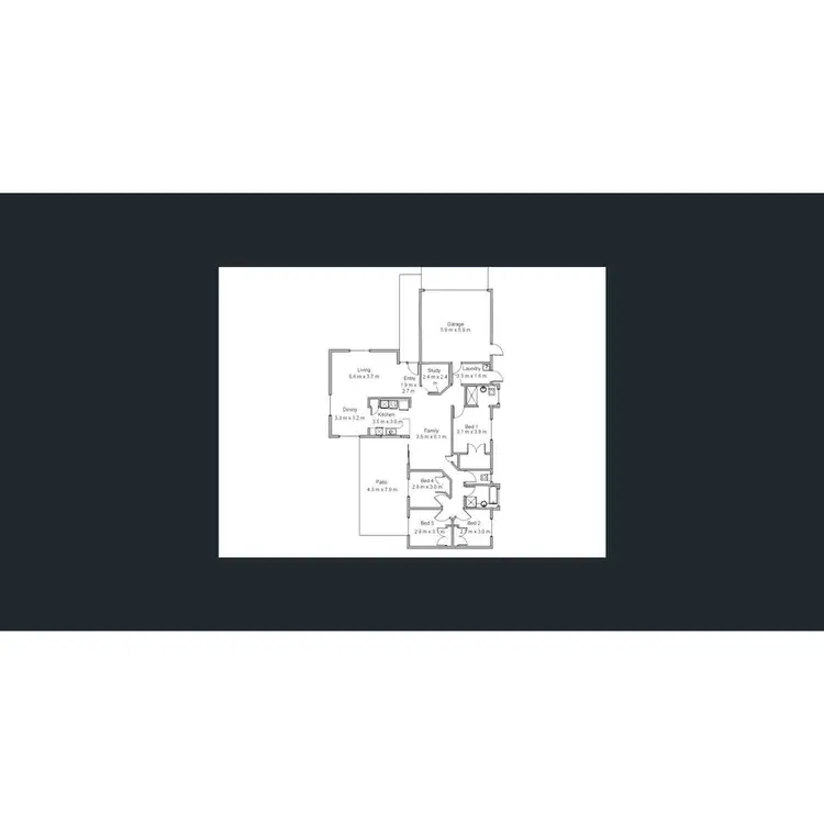 Floorplan of Homely house listing, 8 Abilene Place, Sippy Downs QLD 4556