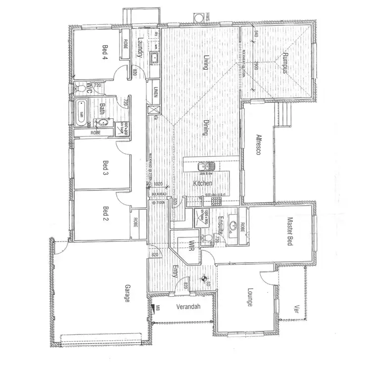 Floorplan of Homely house listing, 33 Rimfire Avenue, Drouin VIC 3818