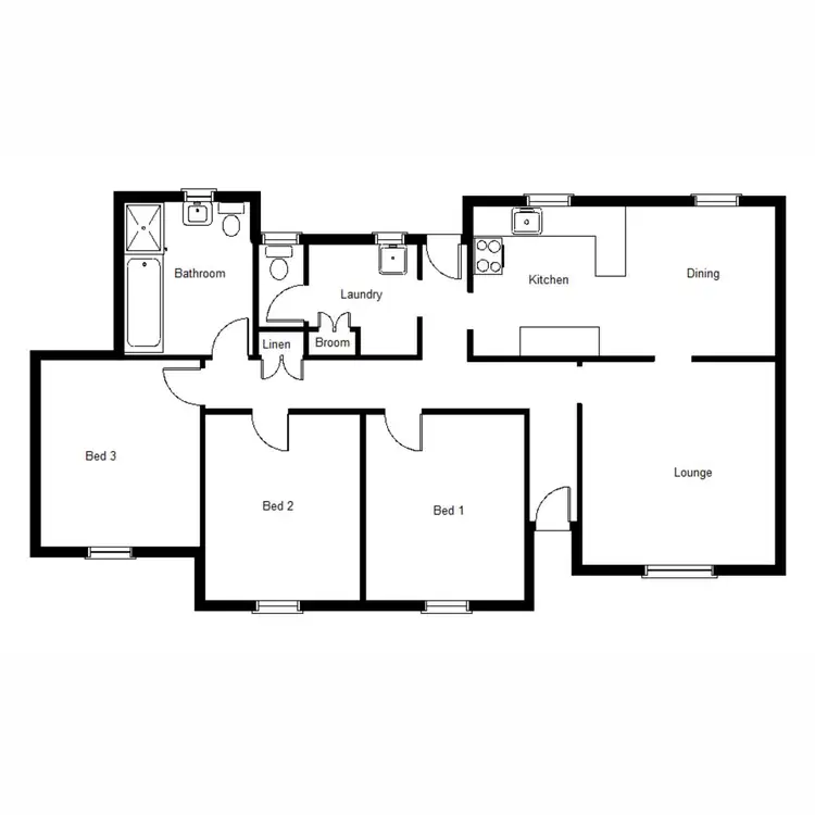Floorplan of Homely house listing, 83 Seaview Road, Port Augusta SA 5700