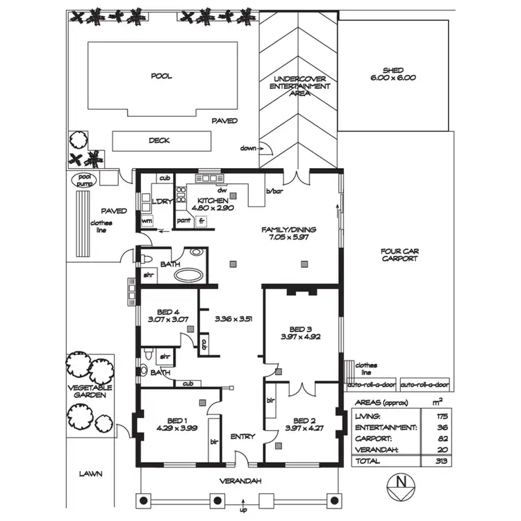 Floorplan of Homely house listing, 7 Holden Avenue, Woodville West SA 5011