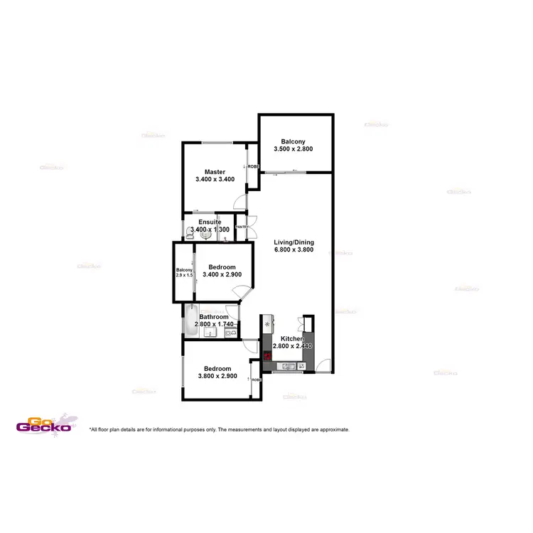 Floorplan of Homely unit listing, 5/56 Wallace Street, Chermside QLD 4032