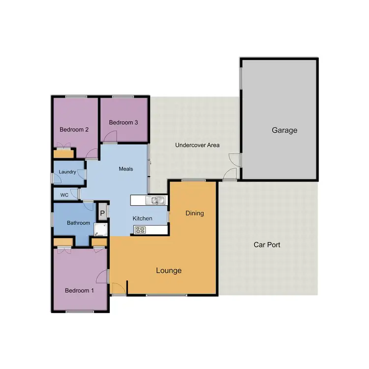 Floorplan of Homely house listing, 21 Garden Grove Drive, Mill Park VIC 3082