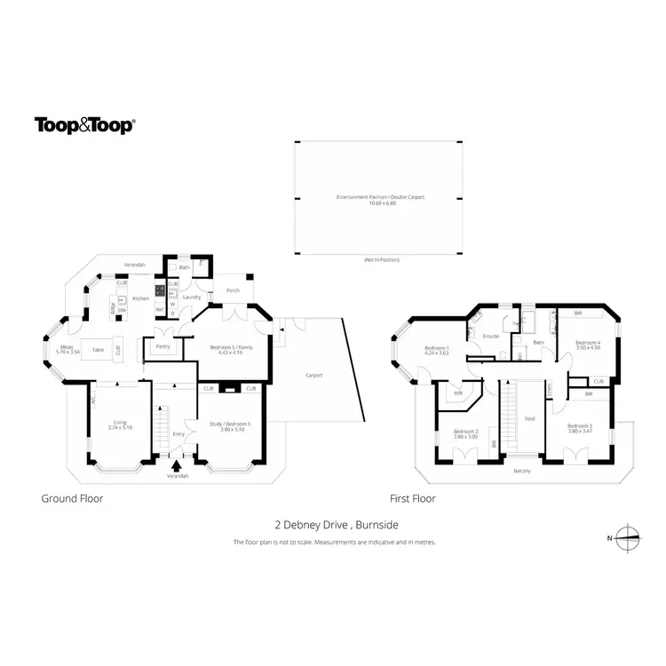 Floorplan of Homely house listing, 2 Debney Drive, Burnside SA 5066