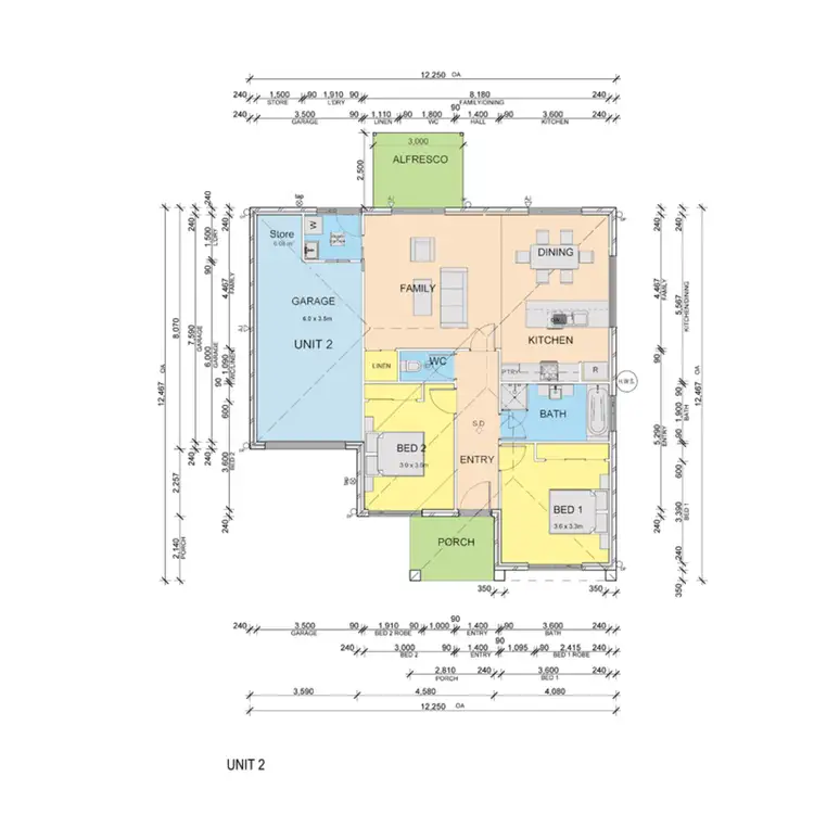 Floorplan of Homely unit listing, 2/129 Pearson Street, Sale VIC 3850
