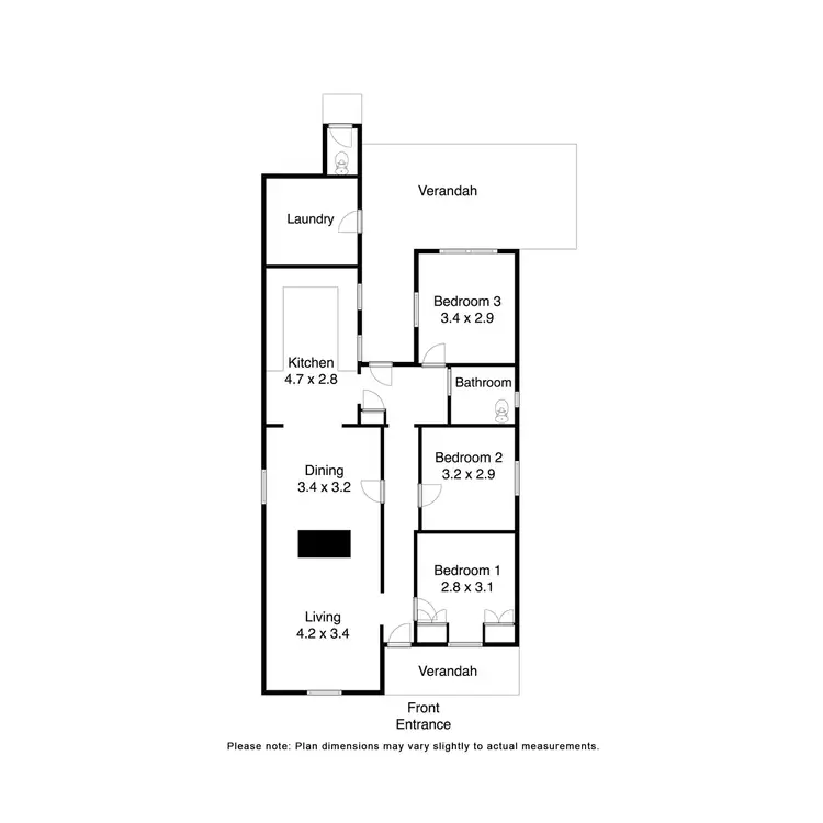 Floorplan of Homely house listing, 103 Humffray Street North, Ballarat VIC 3350