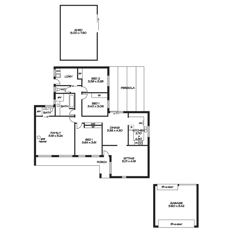 Floorplan of Homely house listing, 1A Norama Avenue, Magill SA 5072