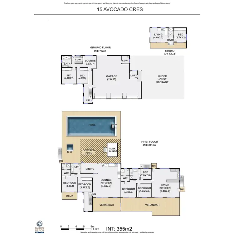 Floorplan of Homely house listing, 15 Avocado Crescent, Ewingsdale NSW 2481