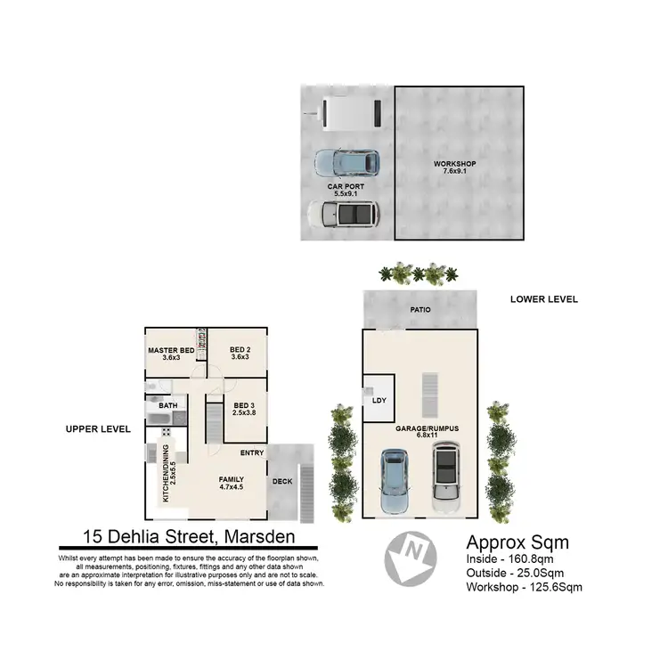 Floorplan of Homely house listing, 15 Dehlia Street, Marsden QLD 4132