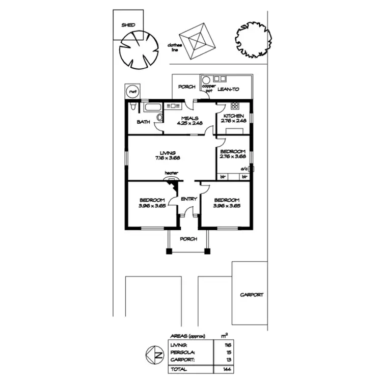 Floorplan of Homely house listing, 5 Battams Street, Stepney SA 5069