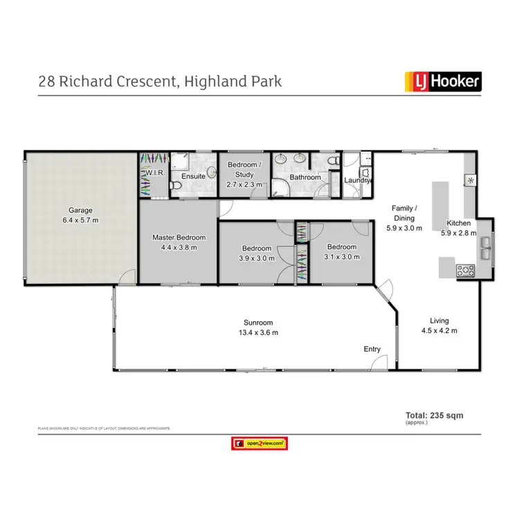 Floorplan of Homely house listing, 28 Richard Crescent, Highland Park QLD 4211