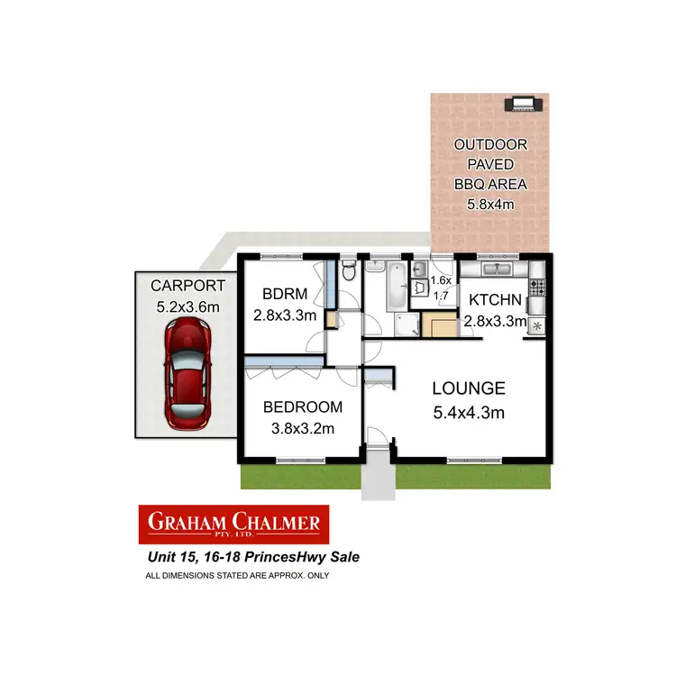 Floorplan of Homely unit listing, 15/16-18 Princes Highway, Sale VIC 3850