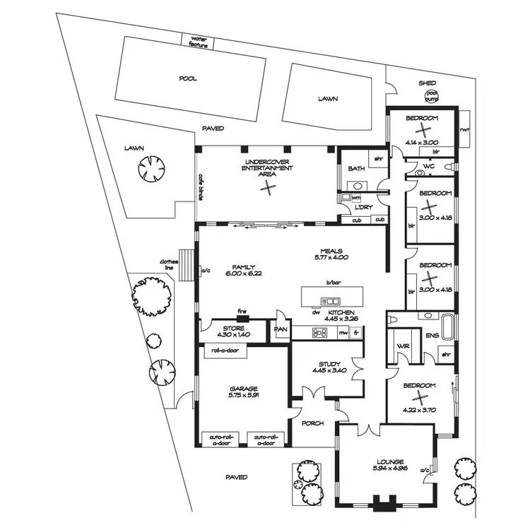 Floorplan of Homely house listing, 15 Polynesia Grove, West Lakes SA 5021