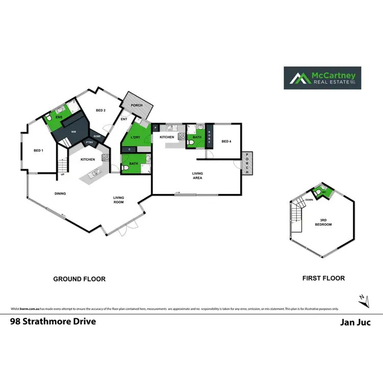 Floorplan of Homely house listing, 98 Strathmore Drive, Jan Juc VIC 3228