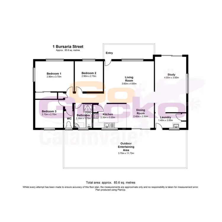 Floorplan of Homely house listing, 1 Bursaria Street, Algester QLD 4115