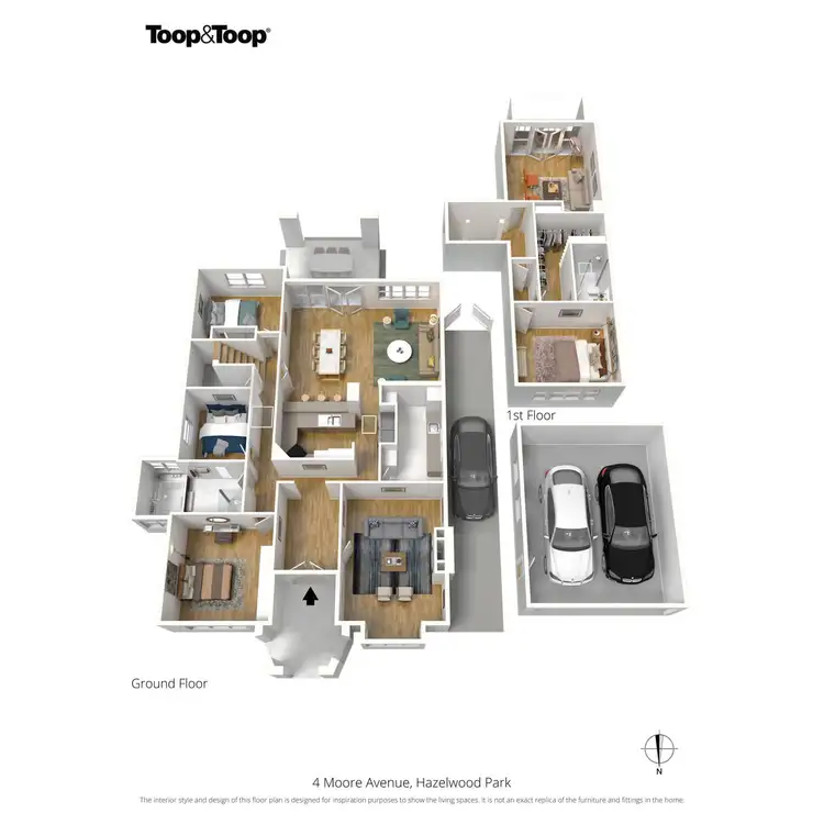 Floorplan of Homely house listing, 4 Moore Avenue, Hazelwood Park SA 5066