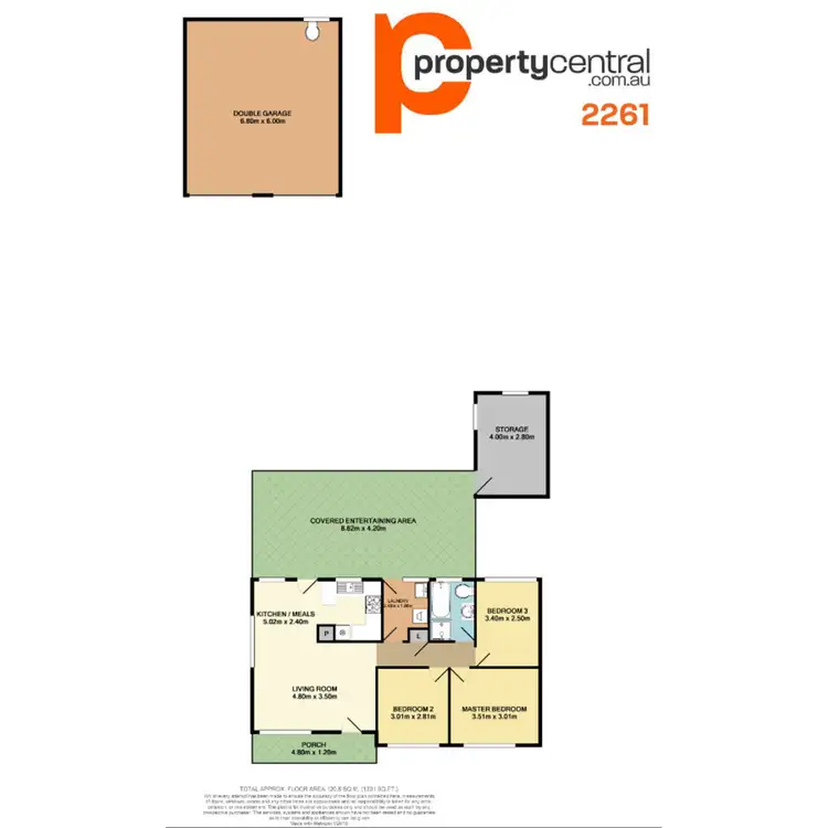 Floorplan of Homely house listing, 3 Clare Crescent, Berkeley Vale NSW 2261
