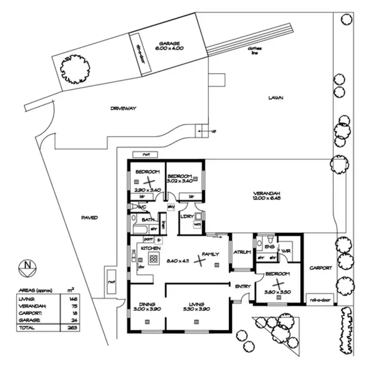 Floorplan of Homely house listing, 18 Osmanli Drive, Hallett Cove SA 5158