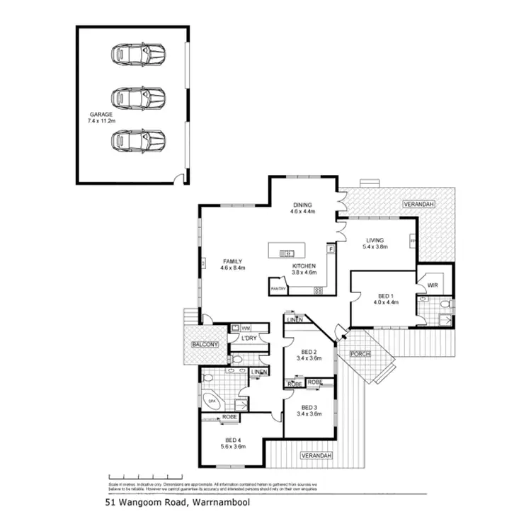Floorplan of Homely house listing, 51 Wangoom Road, Warrnambool VIC 3280