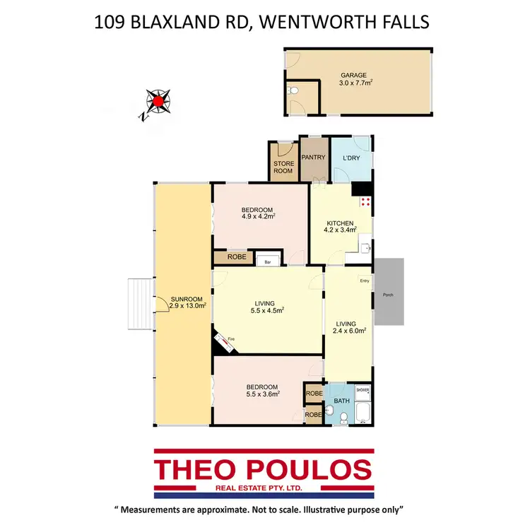 Floorplan of Homely house listing, 109 Blaxland Road, Wentworth Falls NSW 2782
