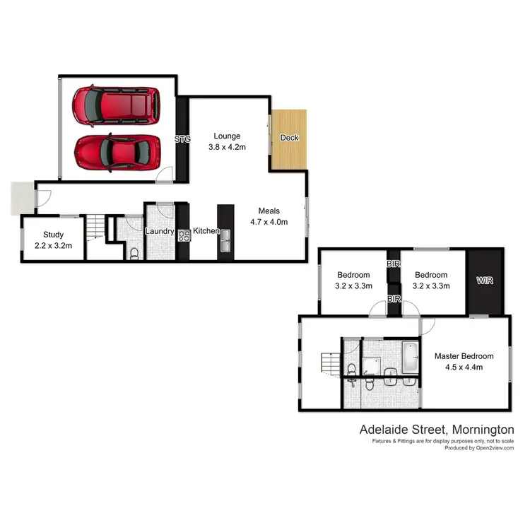 Floorplan of Homely townhouse listing, 2a Adelaide Street, Mornington VIC 3931
