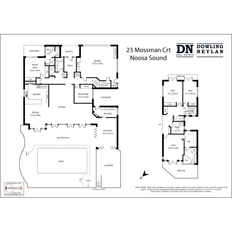 Floorplan of Homely house listing, 23 Mossman Court, Noosa Heads QLD 4567
