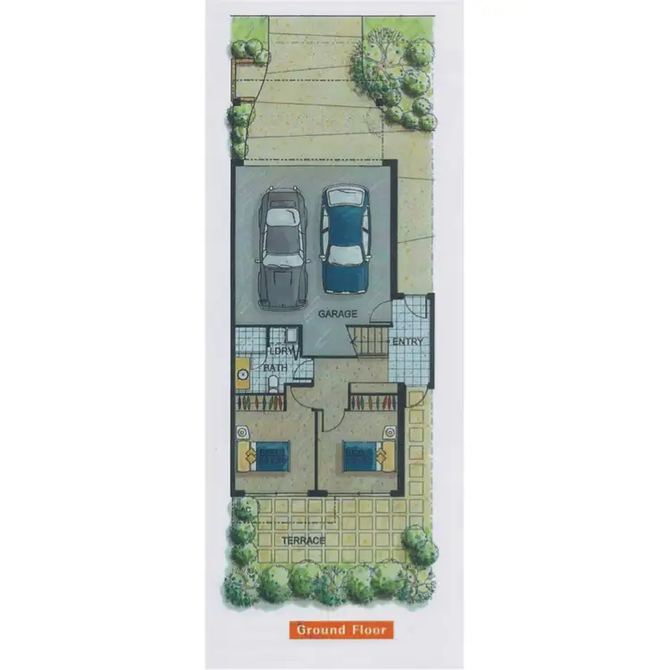Floorplan of Homely townhouse listing, 39/28 Amazons Place, Jindalee QLD 4074