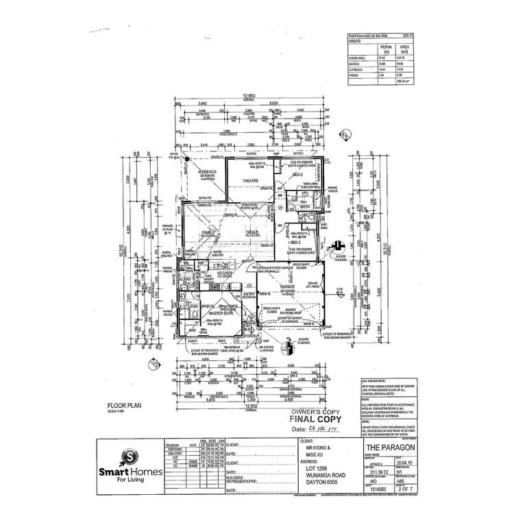 Floorplan of Homely other listing, 5 Wunanga Road, Dayton WA 6055